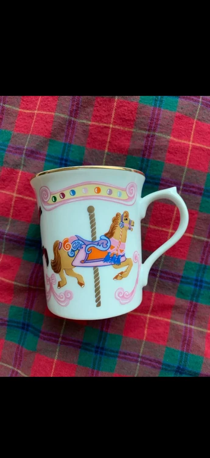 레녹스 회전목마 머그 4개 상품이미지3