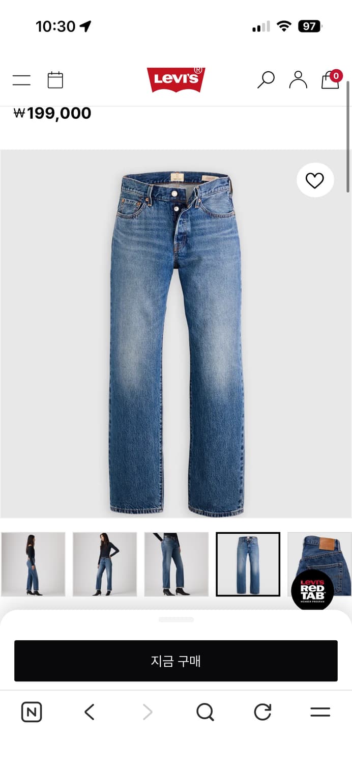 501® '90S 셀비지 진 상품이미지2