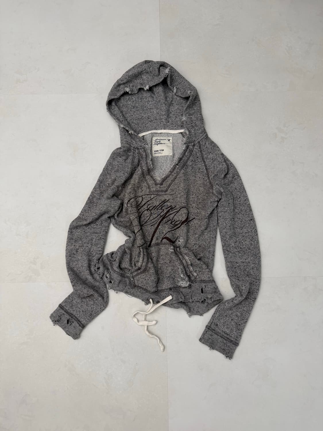 브이넥 812프린팅 후드 상품이미지1