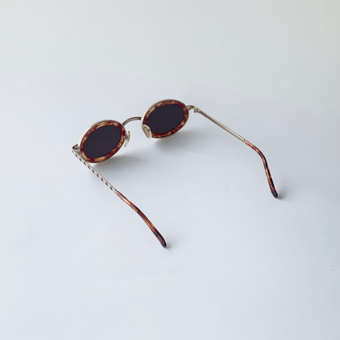 961 데드스탁 골드 호피 미니멀 라운드 원형 선글라스 픽키 상품이미지4