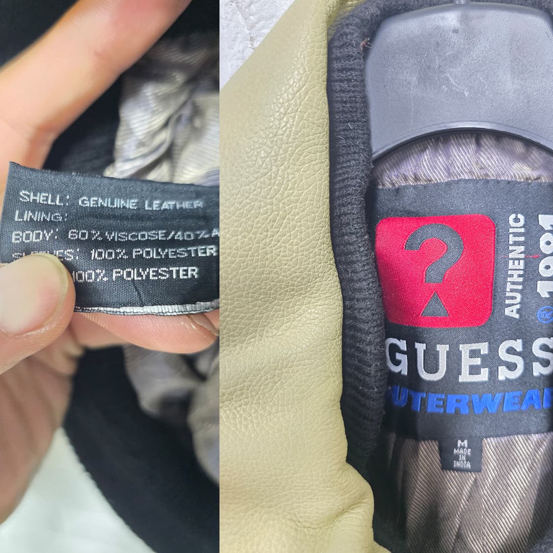 게스 Guess 1981 올드스쿨 바시티 자켓 L 상품이미지2