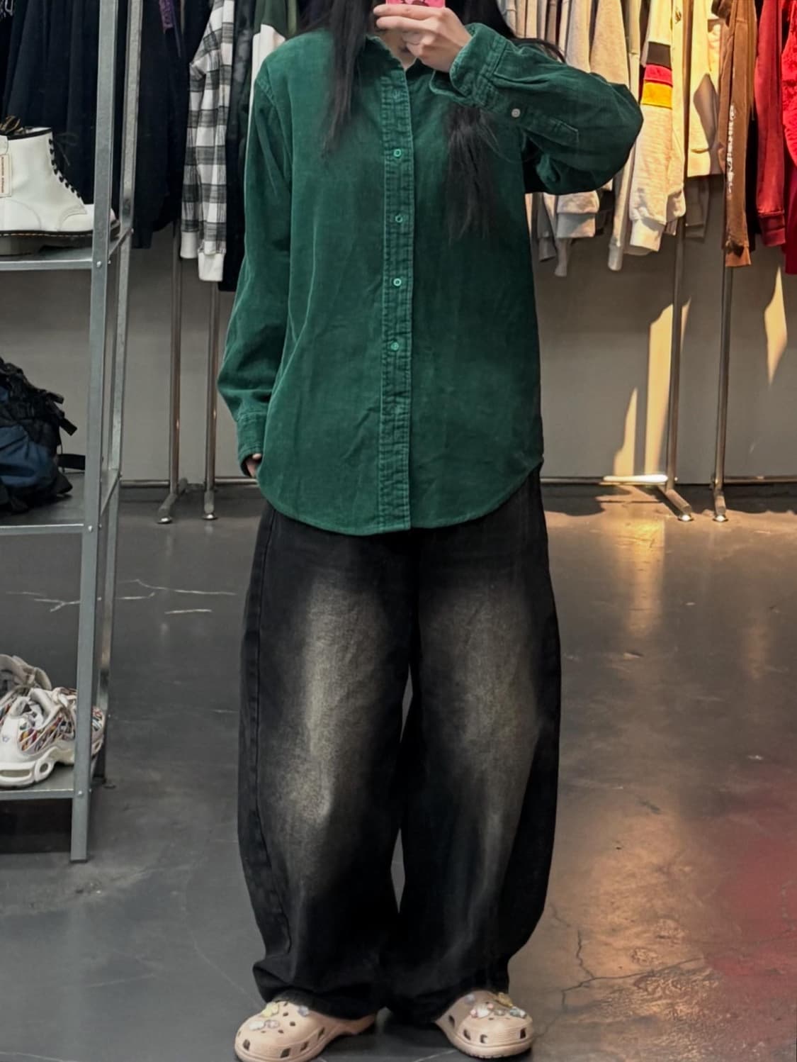 폴로랄프로렌 코듀로이 그린셔츠 A3340 상품이미지1