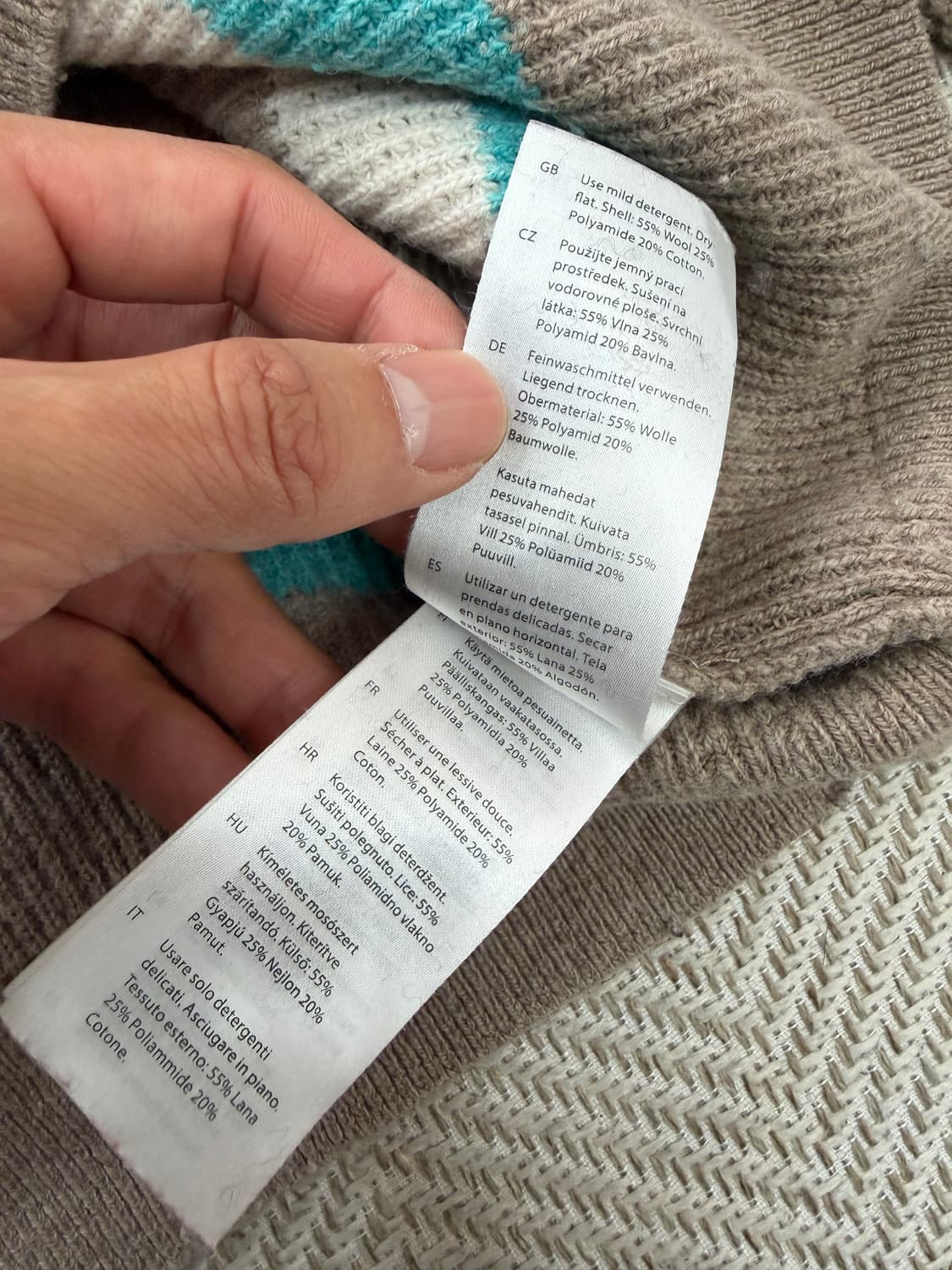 정품) COS 코스 남성 스트라이프 니트 스웨터 XL 상품이미지6