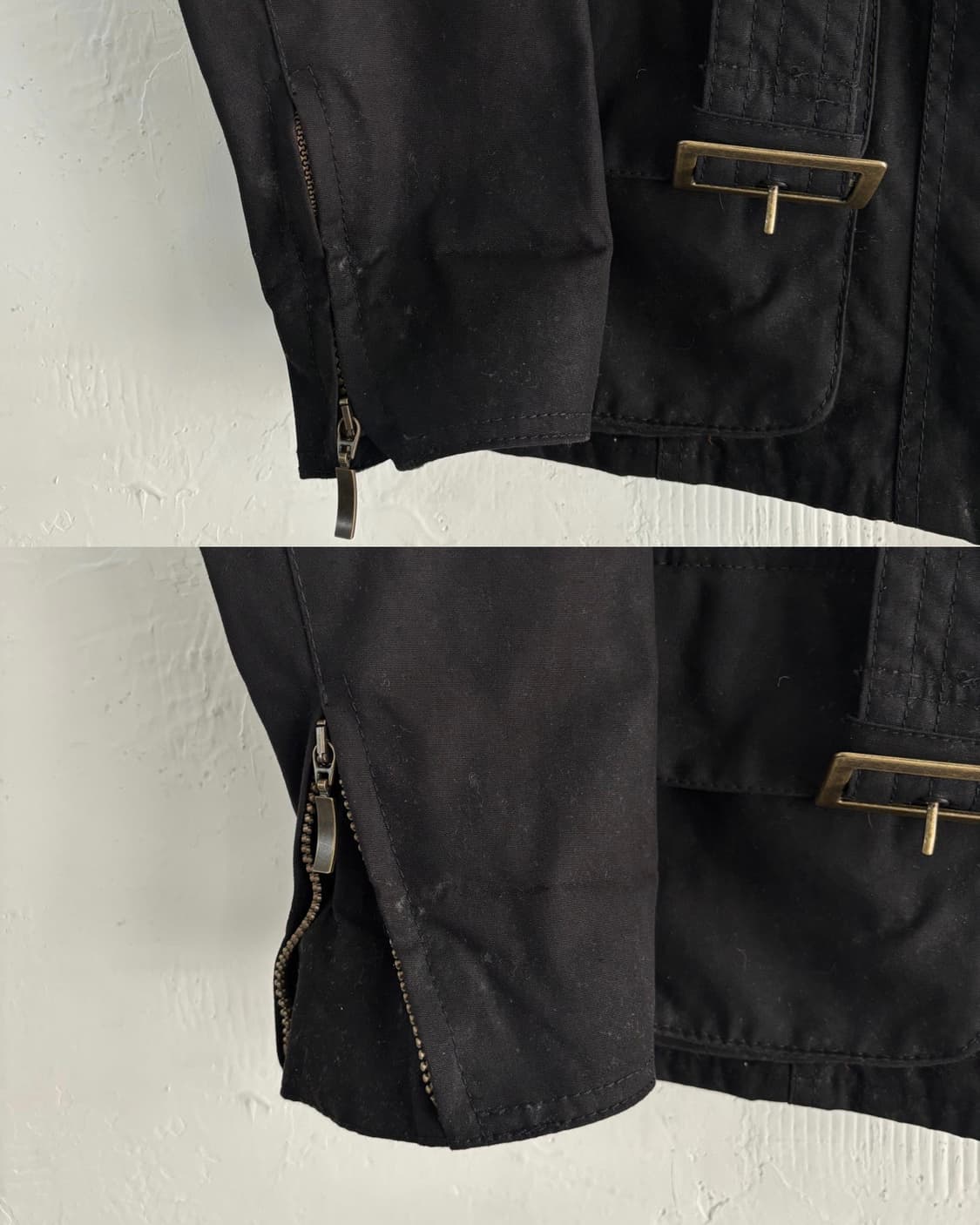 Barbour 바버 인터네셔널 블랙 왁스 자켓  상품이미지7