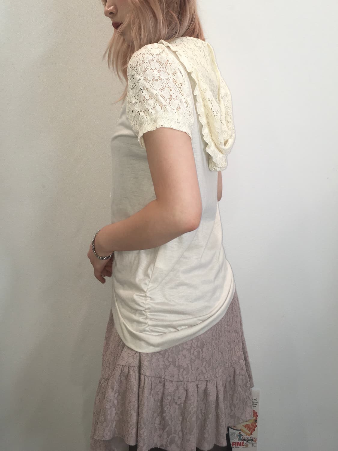 axes femme lace hood cardigan 상품이미지4