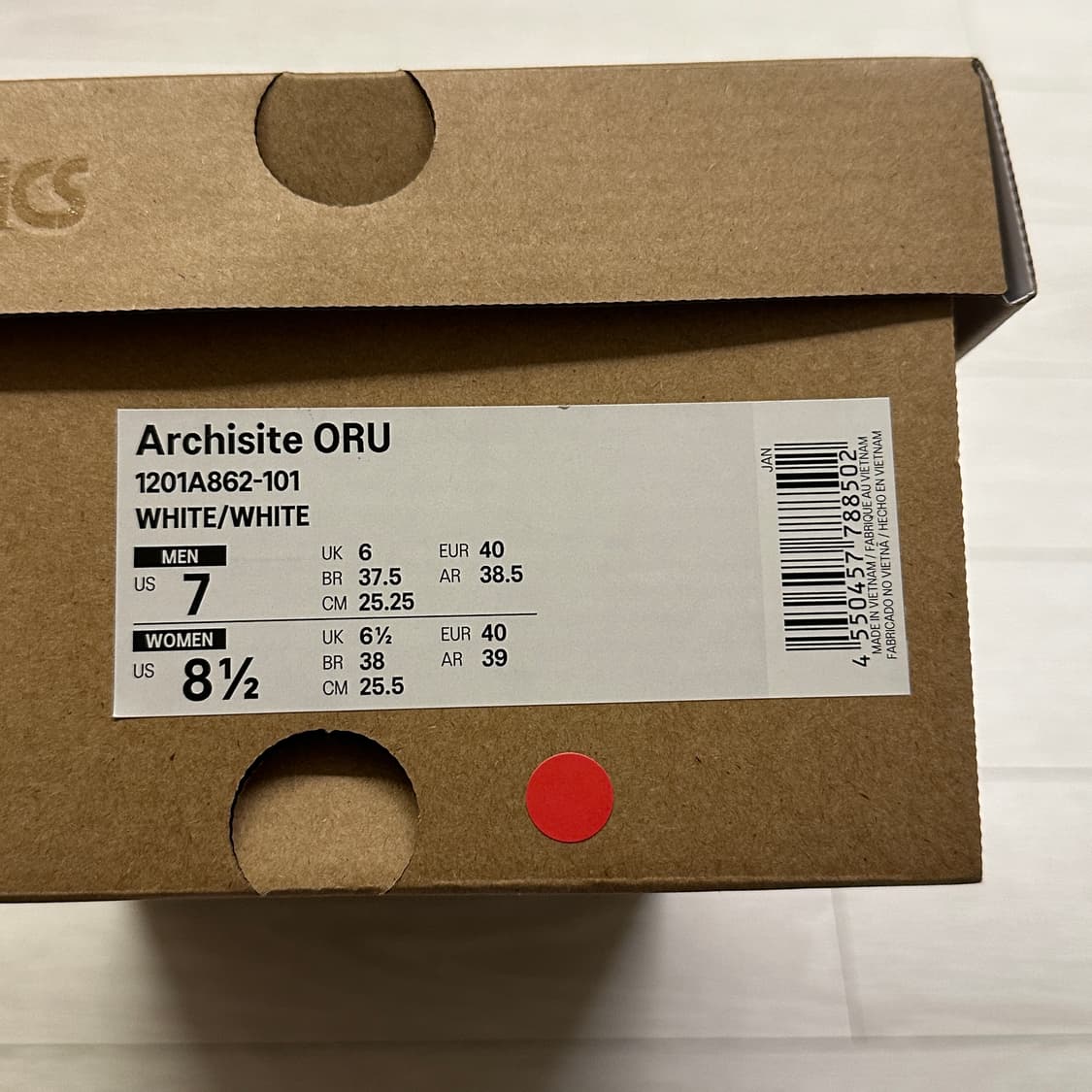 아식스 x 켄고 쿠마 아키사이트 ORU 화이트 255 상품이미지5