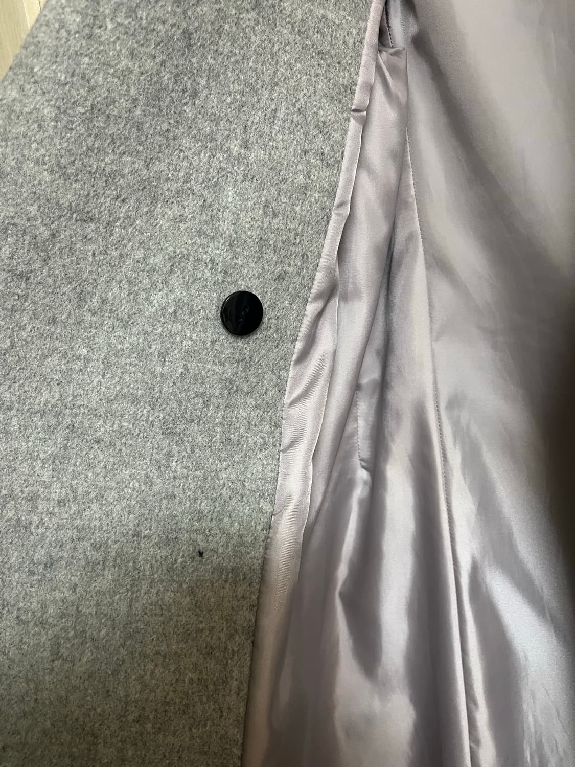 ENOR 회색 더블 코트 상품이미지4