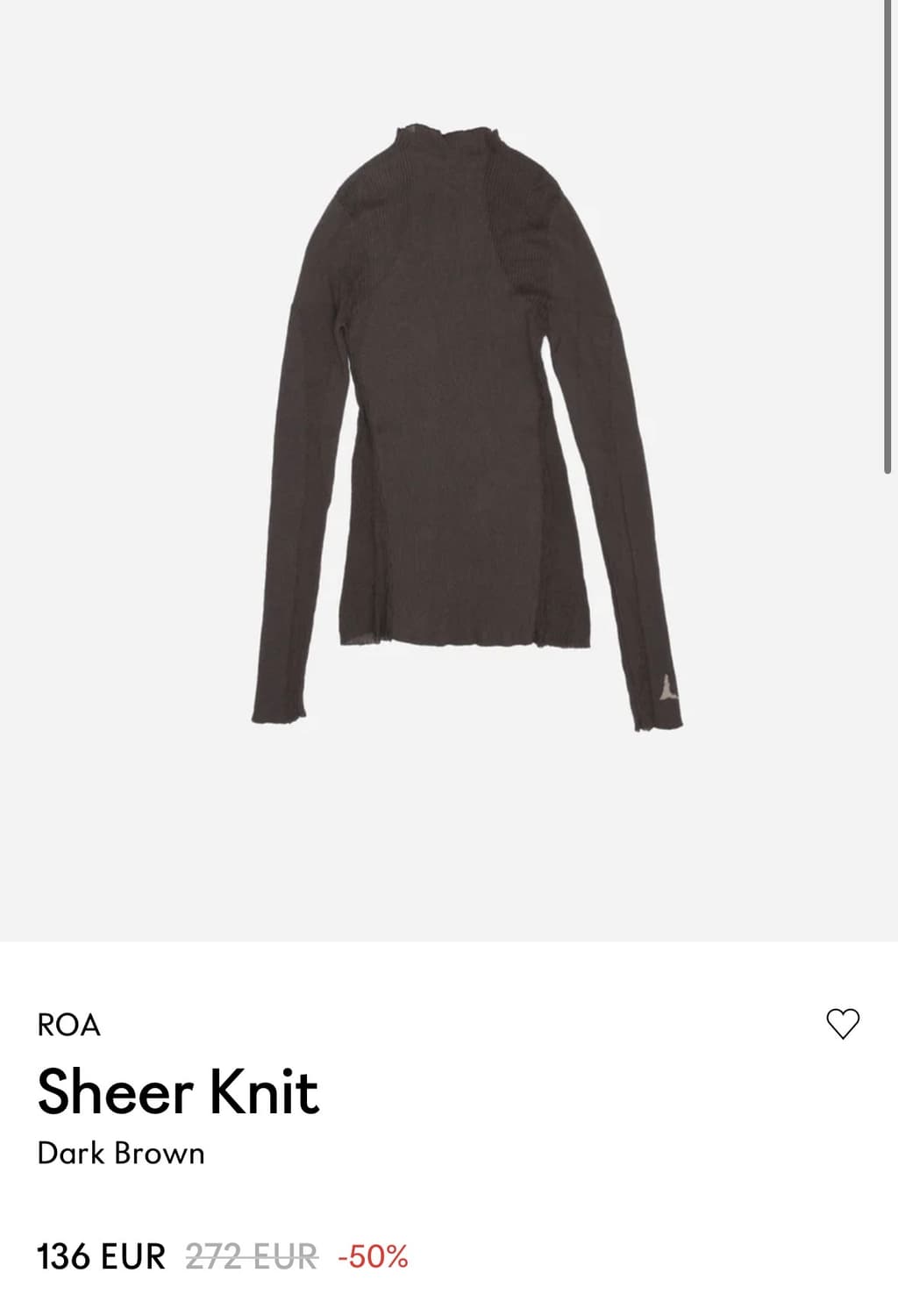 로아 하이킹 쉬어 니트 M  상품이미지4