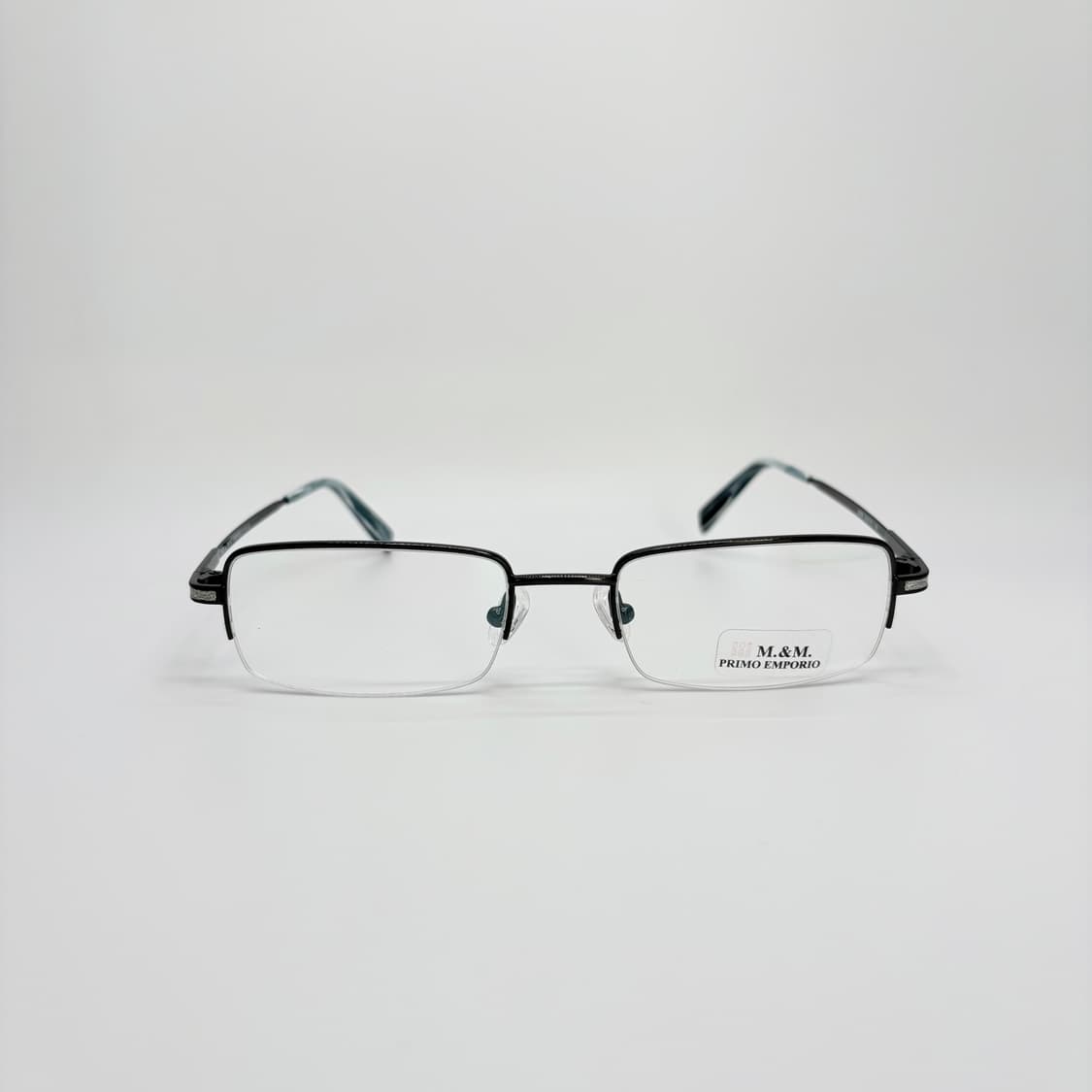 PRIMO EMPORIO 그레이 스퀘어 메탈 반무테 상품이미지3