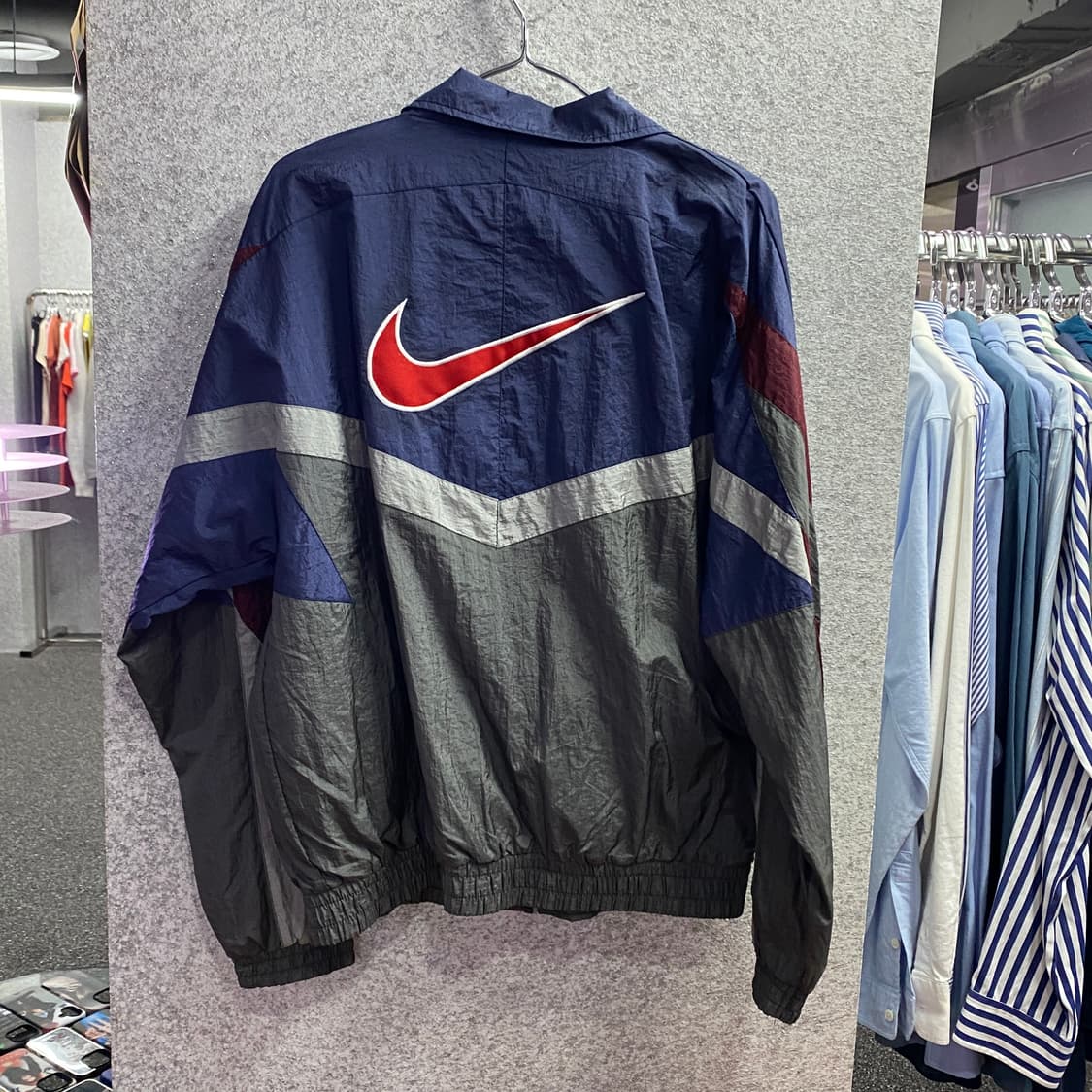 나이키 스우시 오륜기 컬러블록 바람막이 B3162 상품이미지4