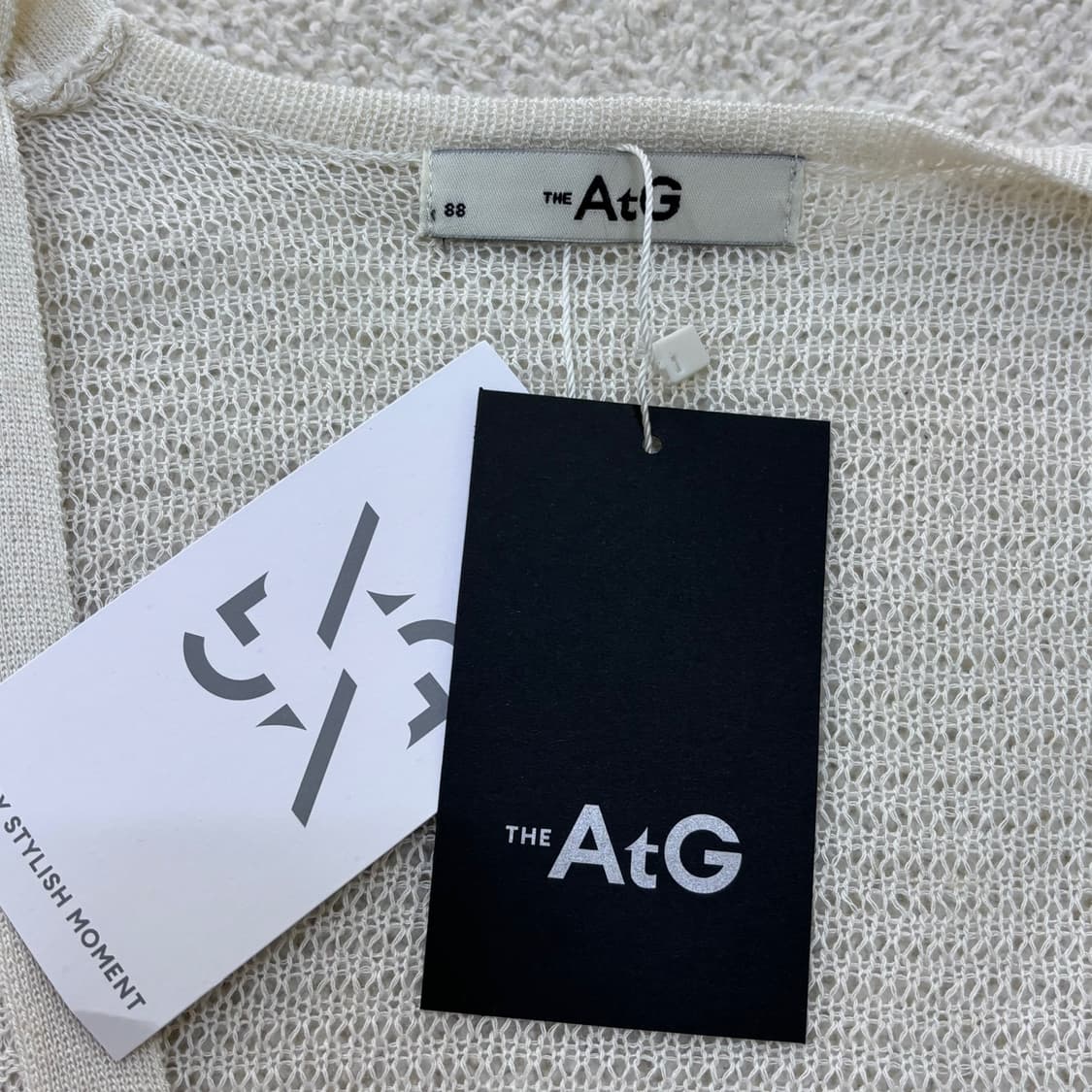 구88 새상품 ATG 니트 가디건 0416E 상품이미지3