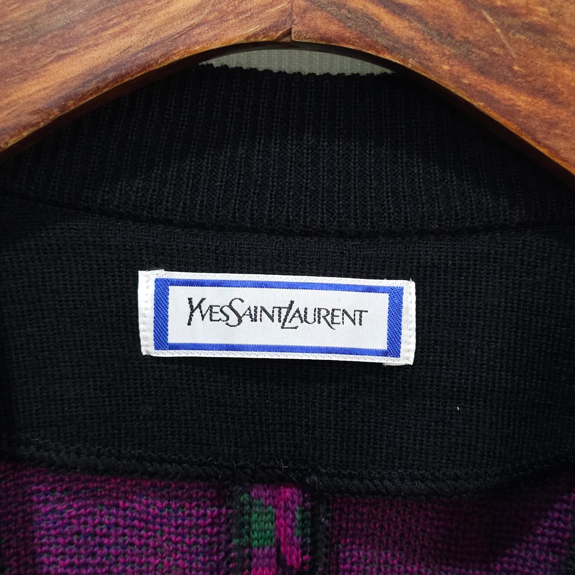 90s 입생로랑 울100 빈티지 가디건- 우먼M 상품이미지8