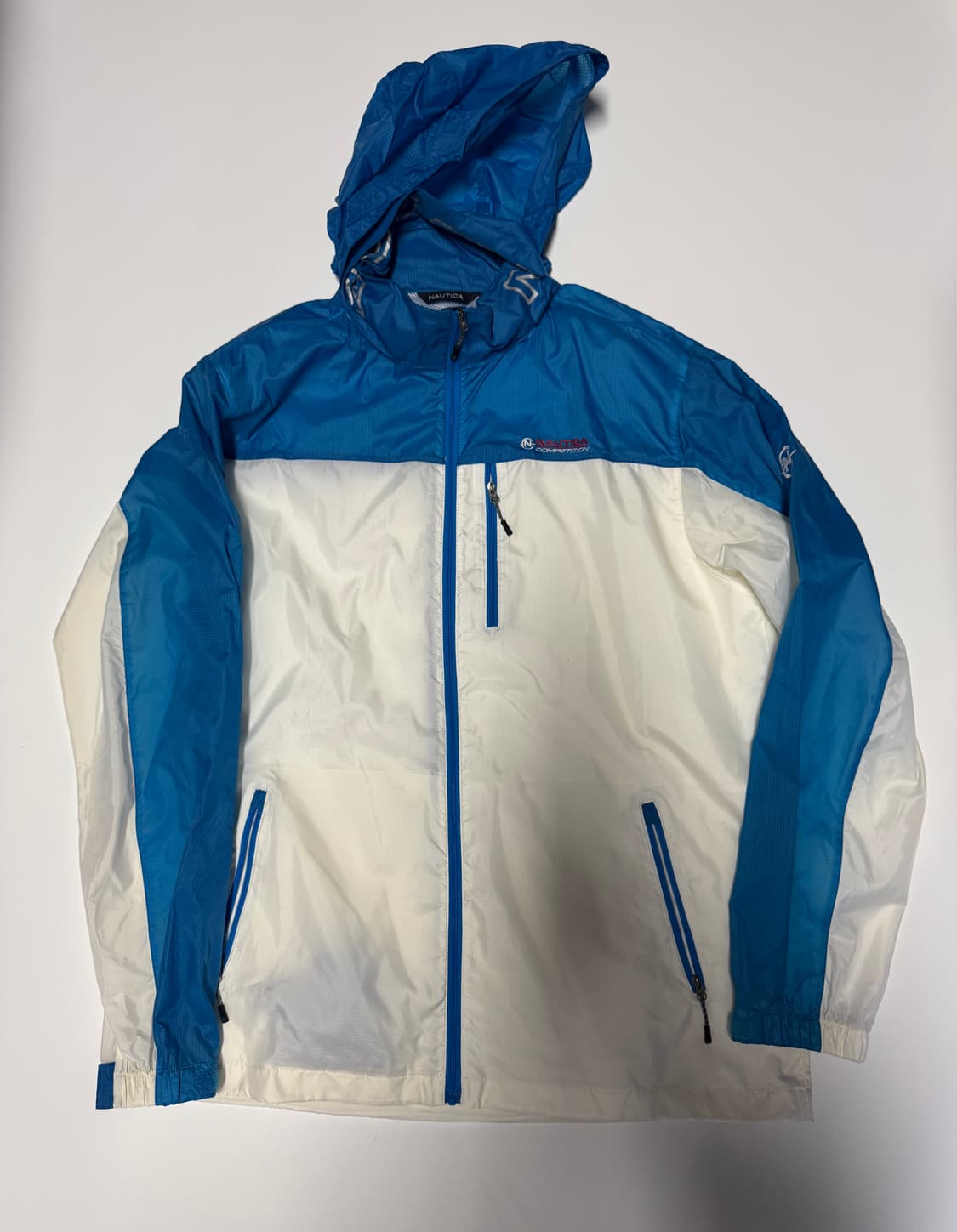 노티카 Nautica 올드스쿨 가벼운 배색 바람막이 XL 상품이미지1