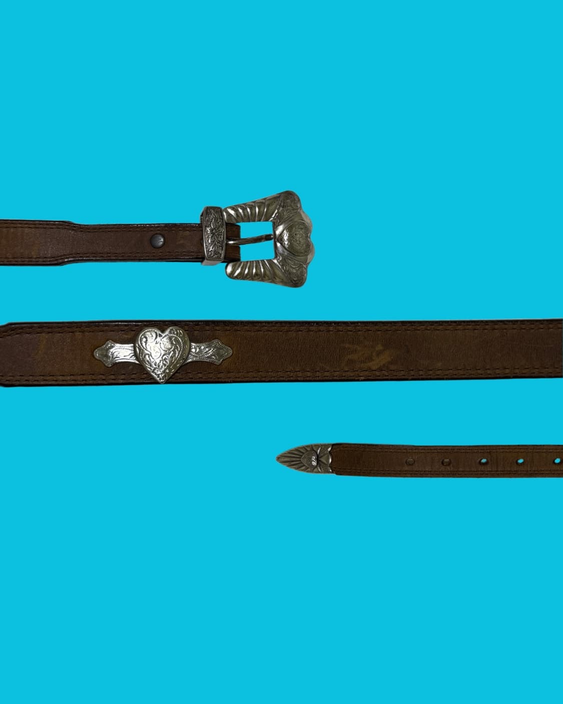 Heart Brown belt 상품이미지1