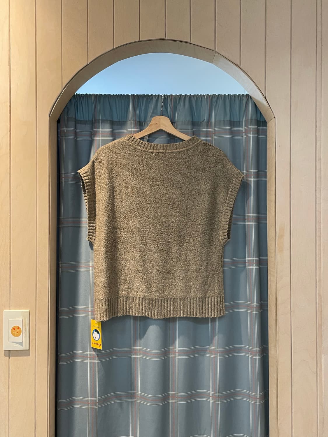 일본빈티지 포켓 니트조끼 상품이미지3