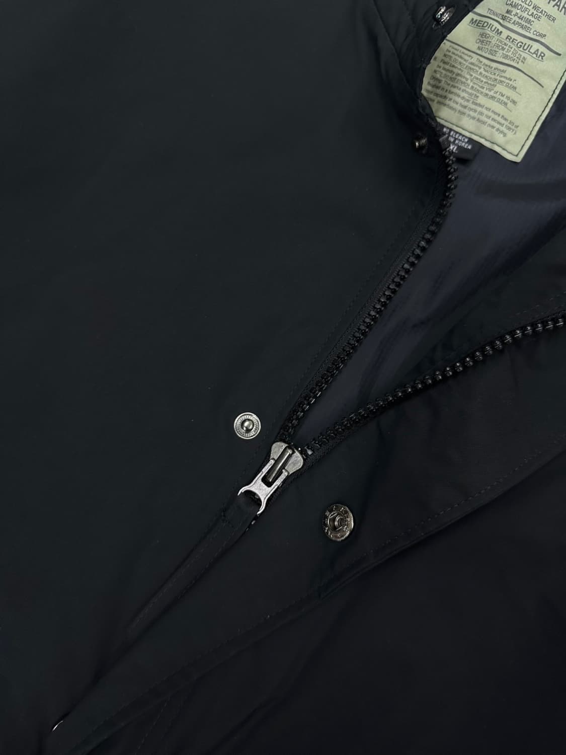 미군 ECWCS M-92 밀리터리 자켓 블랙 (3XL) 상품이미지4