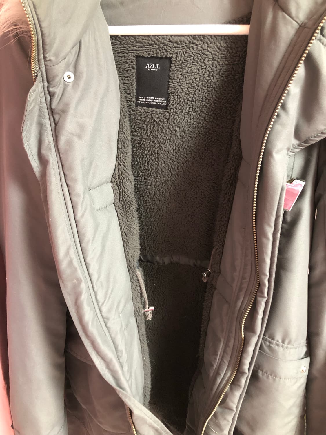 빈티지 y2k 아우터 야상 퍼 버클 상품이미지3