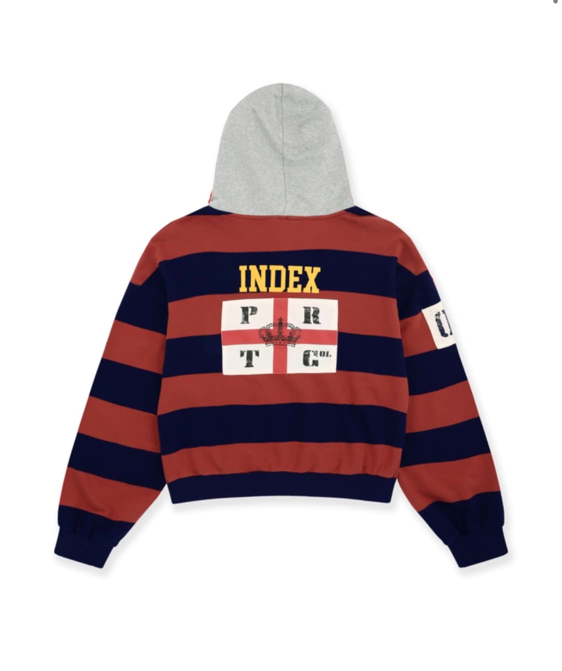 프로토콜인덱스 폴로 후디 레드 3사이즈 protocol index 상품이미지2