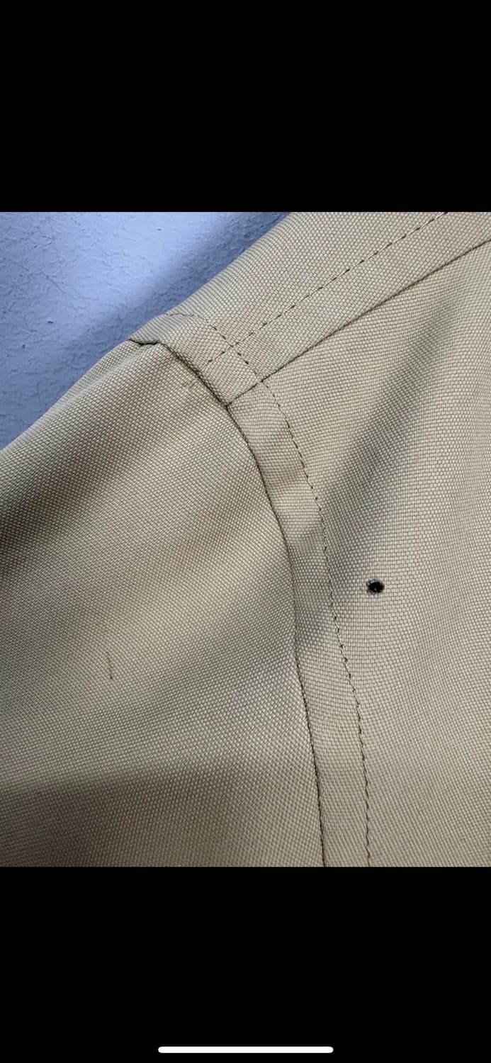 입생로랑 베이지 블루종 자켓 H1461 상품이미지6