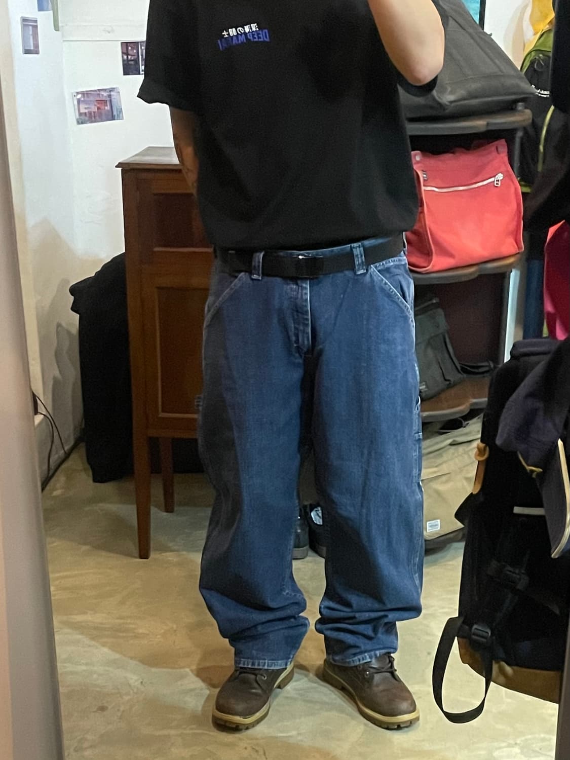 90~00s 빈티지 Lee Dungarees 카펜터 데님 36x32 상품이미지1