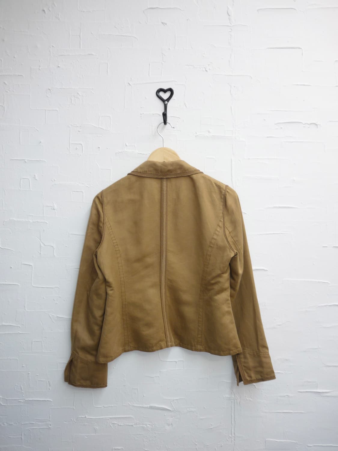 Beige one button jacket 상품이미지7