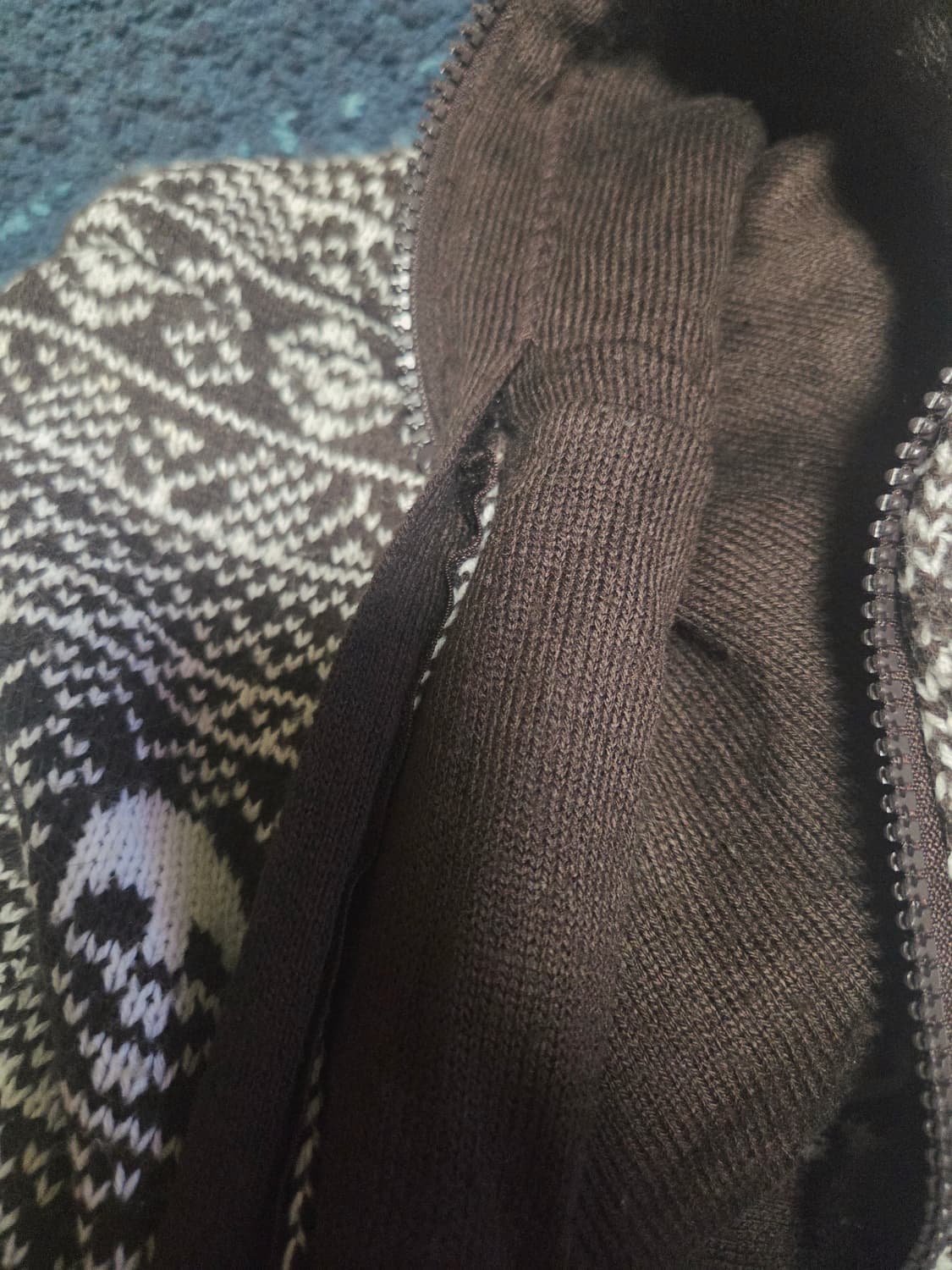 VACHE해골 샌즈 파피루스 가스터머리잠기는 스웨터 후디 니트 간지 멋  상품이미지4