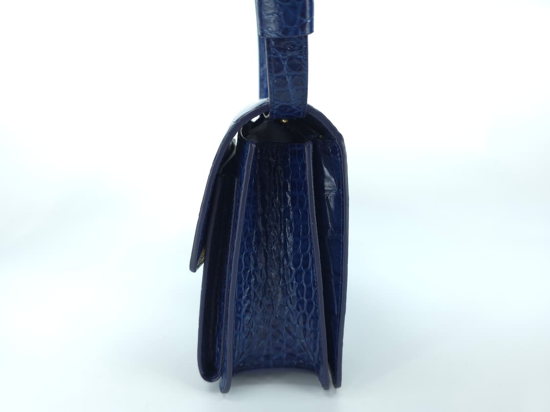 프로엔자슐러 dia day 디아 데이 크로커다일 크로스바디백 네이비
 상품이미지4