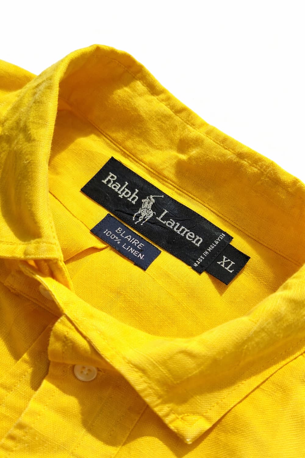90s 폴로 랄프로렌 린넨 셔츠 XL(105~110) 상품이미지9