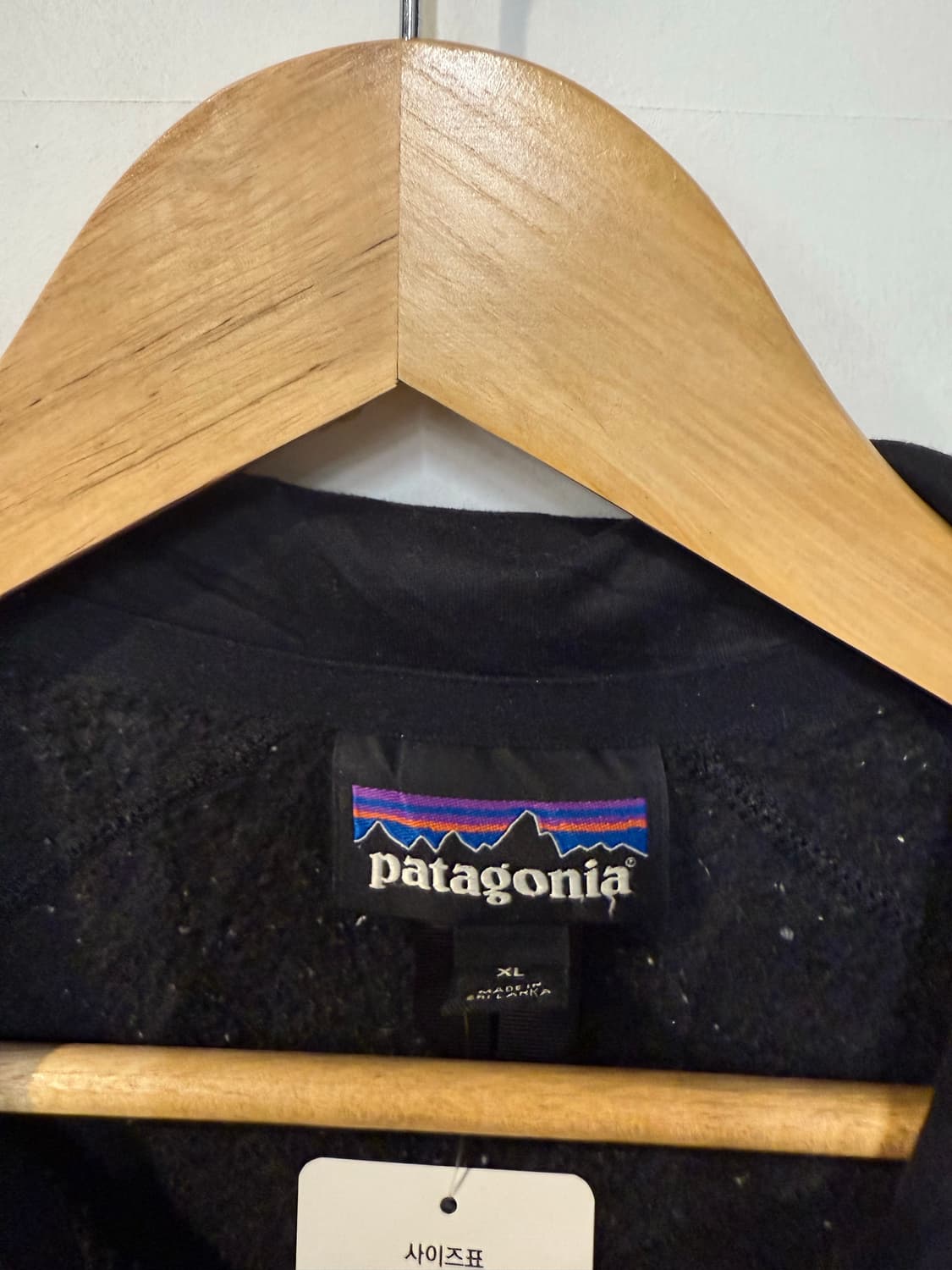 파타고니아 블랙 플리스 집업 상품이미지3