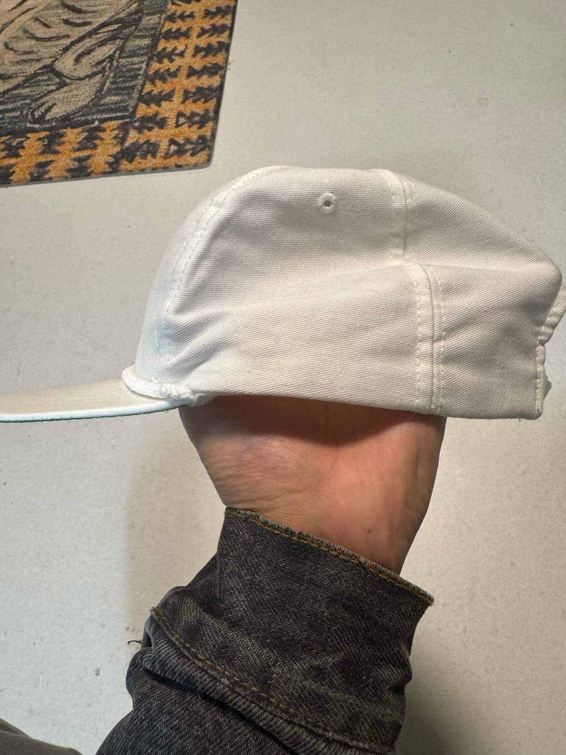 아즈텍 빈티지 스냅백 made in usa 화이트 볼캡 트러커캡 모자 상품이미지3