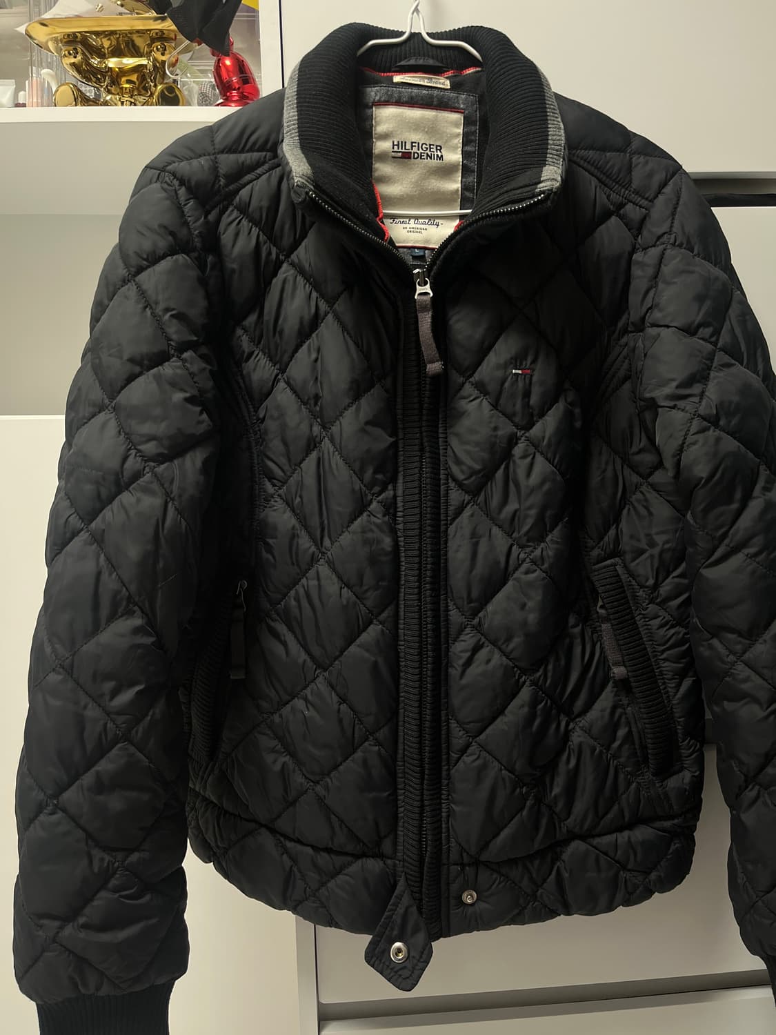 타미힐피거 퀄팅 패딩 상품이미지1