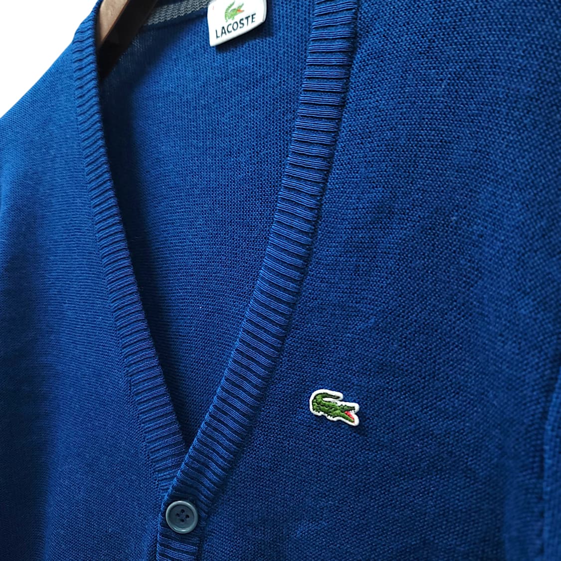 [100] 라코스테 딥블루 모 빈티지 니트 가디건 상품이미지5