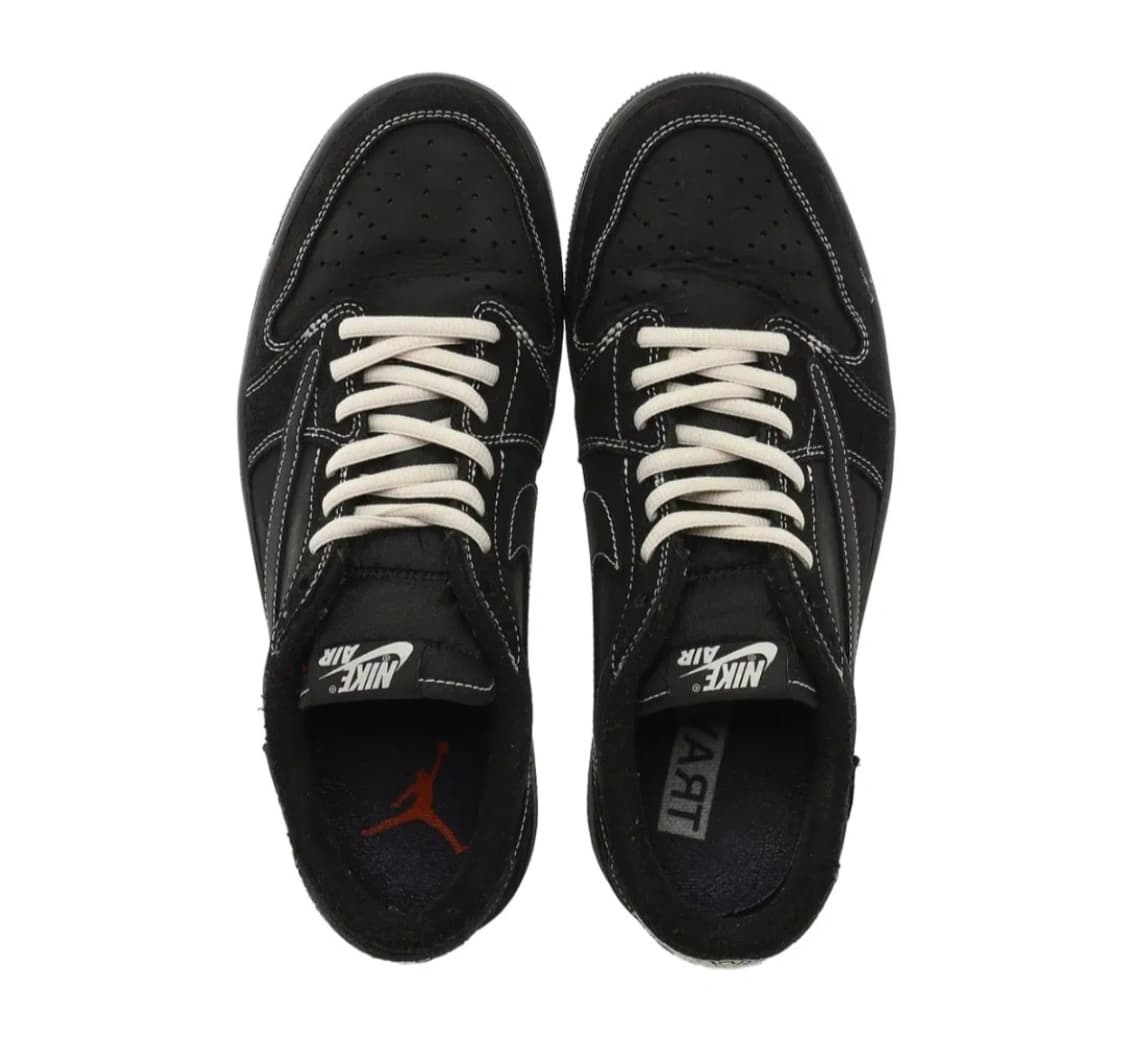 조던 1 x 트래비스 스캇 레트로 로우 OG SP 블랙 팬텀 상품이미지4