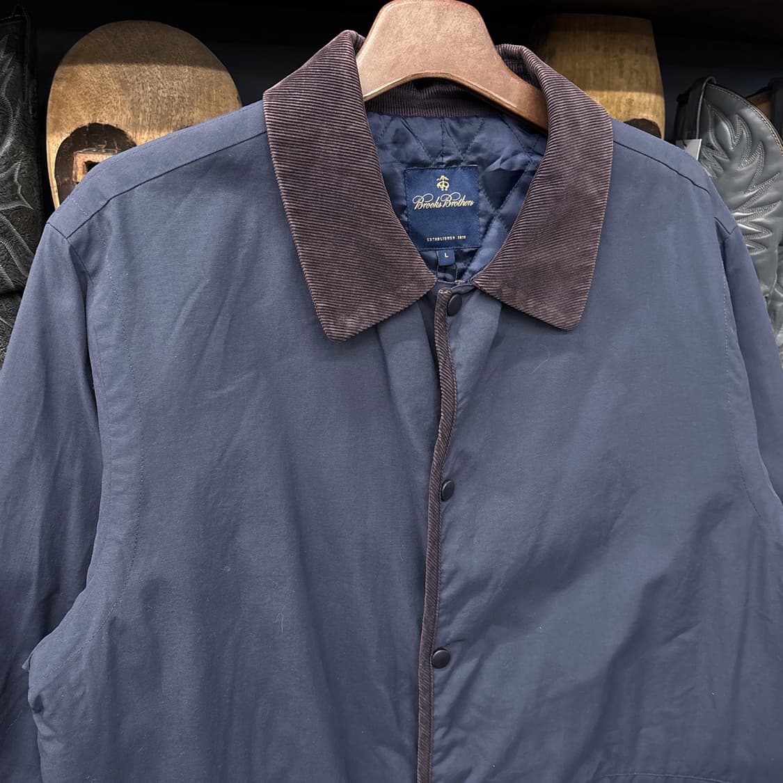 90s 브룩스 브라더스 코듀로이 카라 헌팅 필드자켓 N619 상품이미지3