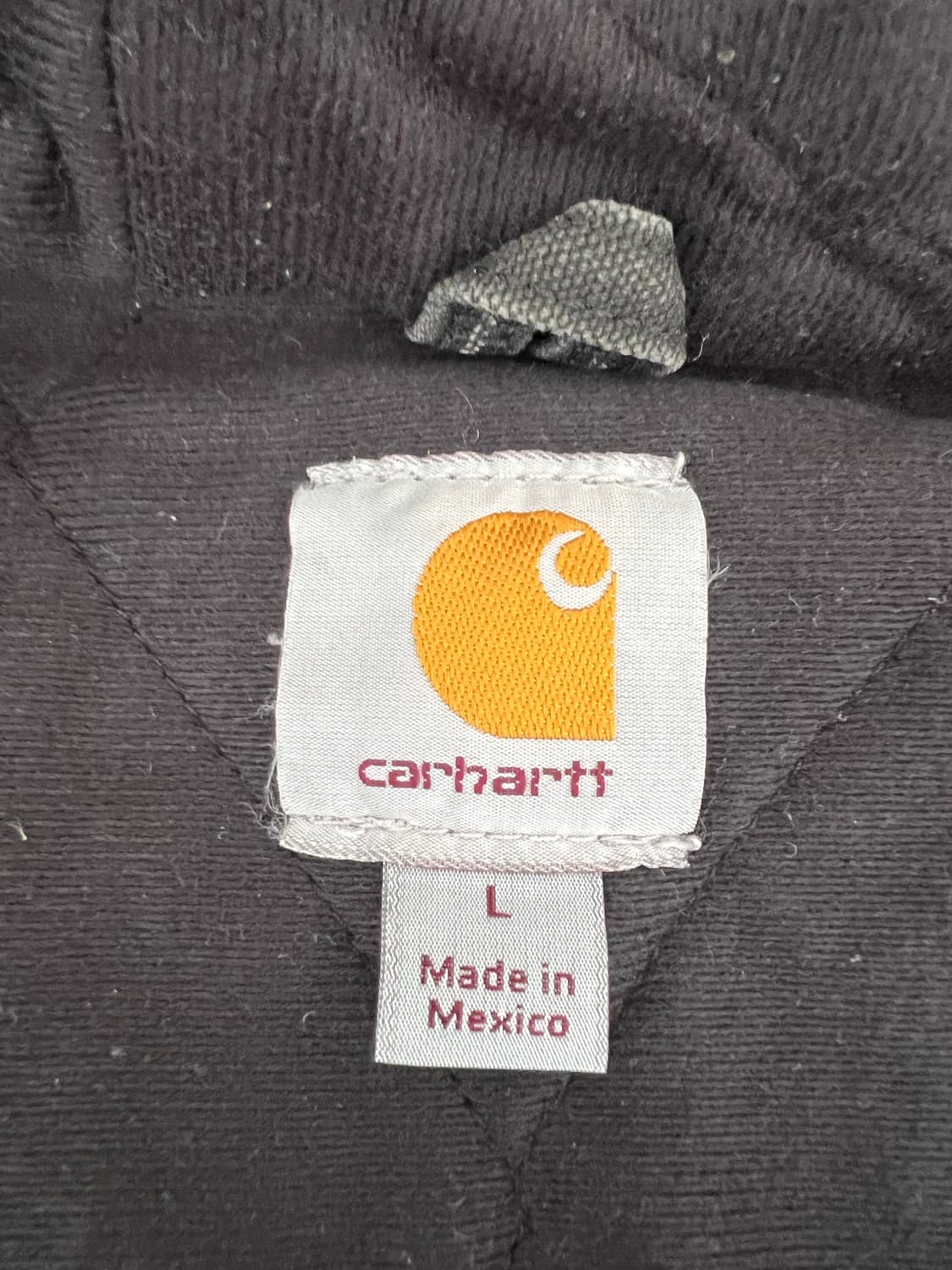 (L)칼하트 J130 BLK 블랙 빈티지 액티브 자켓 상품이미지4