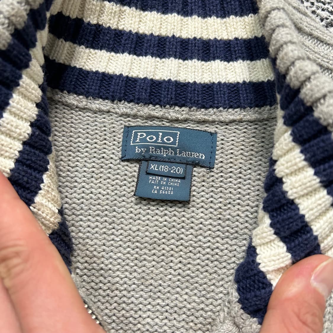 폴로 (POLO RalphLauren)빅포니 집업 니트 상품이미지4