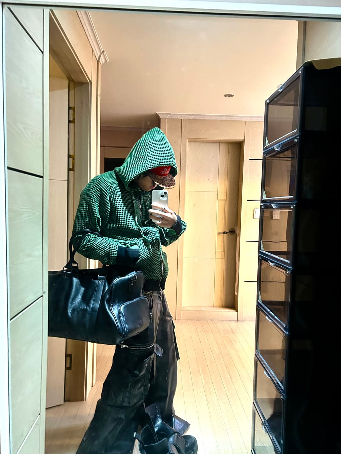 Kravitz 3D Wapple Pattern Hoodie Jacket 상품이미지2