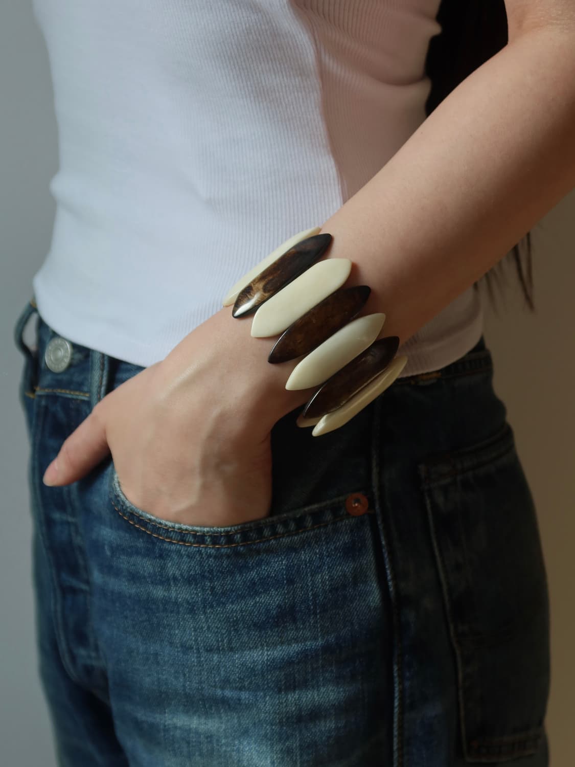 lvory wood bracelet 상품이미지1