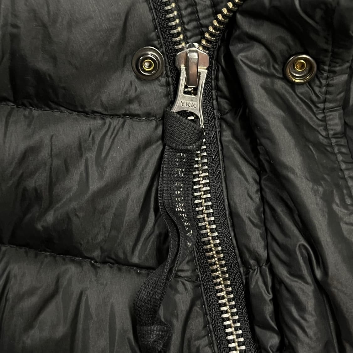 [정품/100] cp컴퍼니 블랙 패딩 니트 소매 후드 자켓 b8 상품이미지7