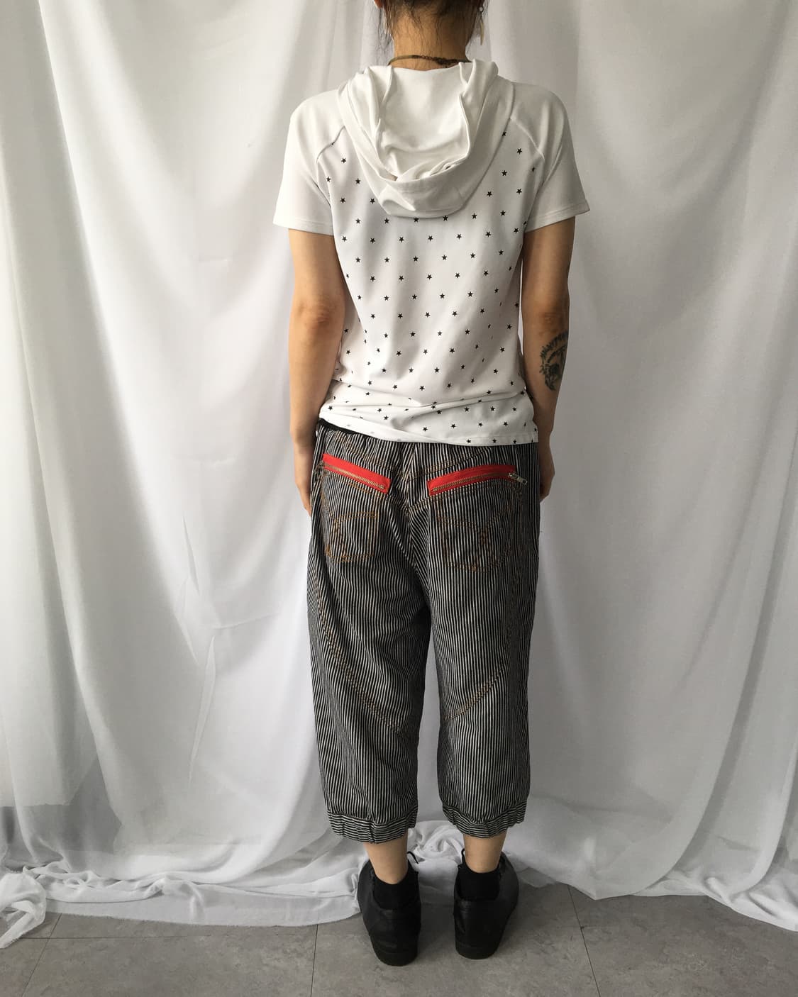 Adidas dot pattern hood t shirt 상품이미지7