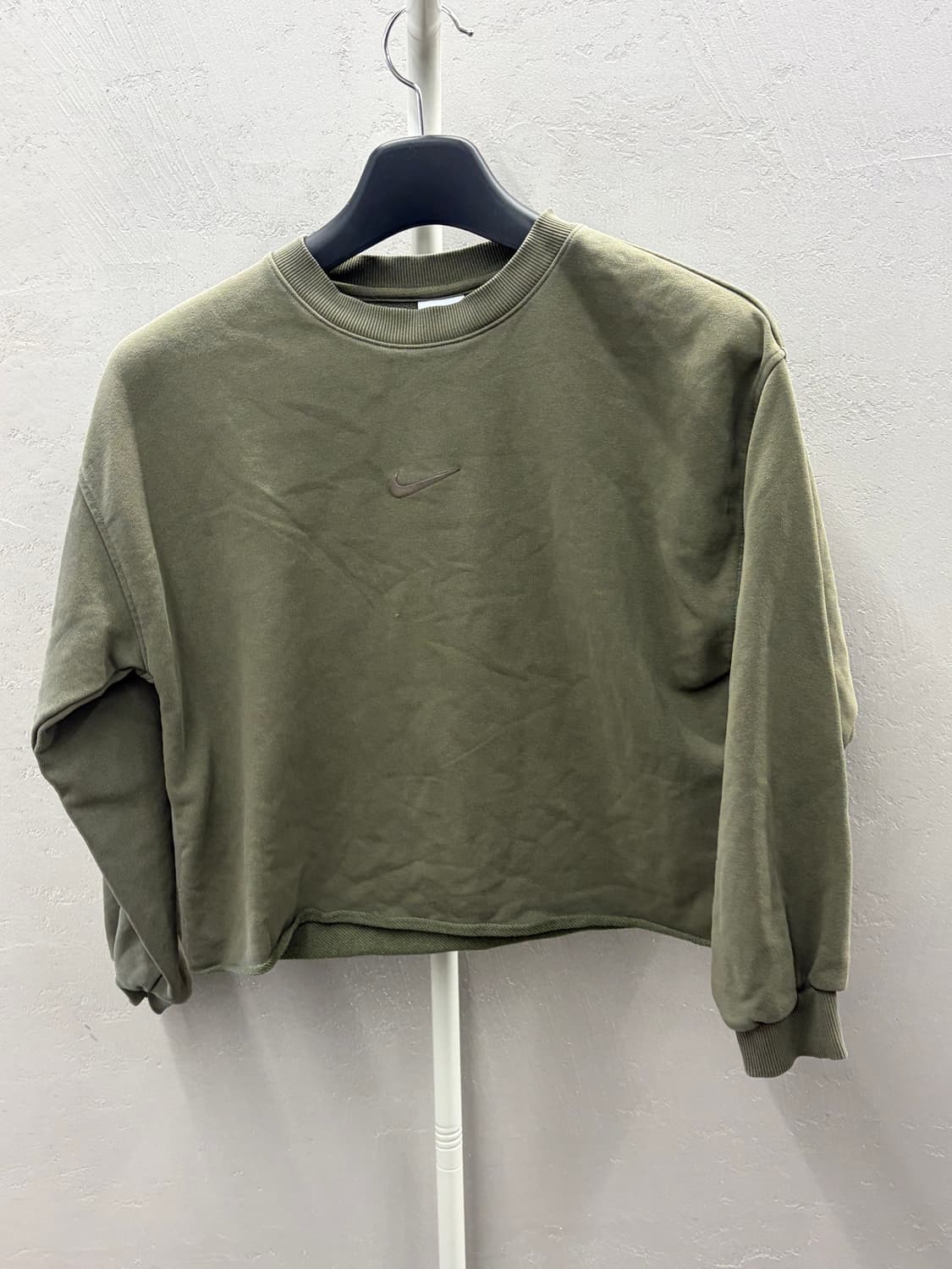 나이키 크롭 올리브 맨투맨 L 상품이미지2