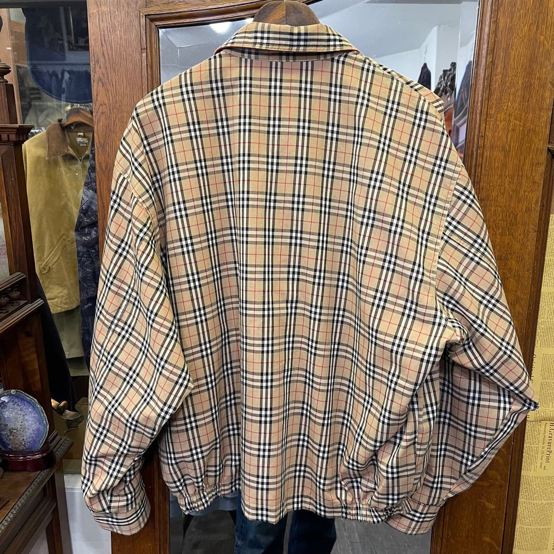 Vintage 버버리 리버시블 스윙자켓 상품이미지9