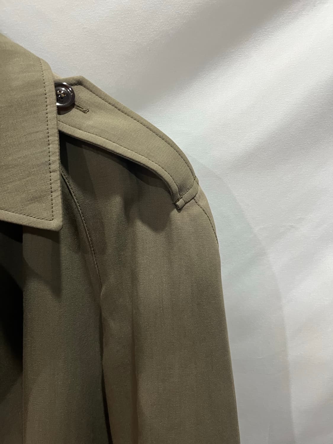 마르지엘라 13AW 10번 라인 카키 투톤 트렌치 50 상품이미지5