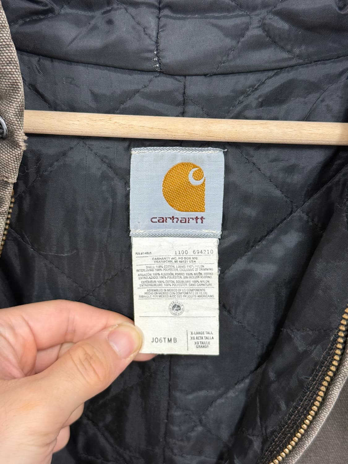 Carhartt J06 TMB Sandstone Active Jacket 상품이미지7