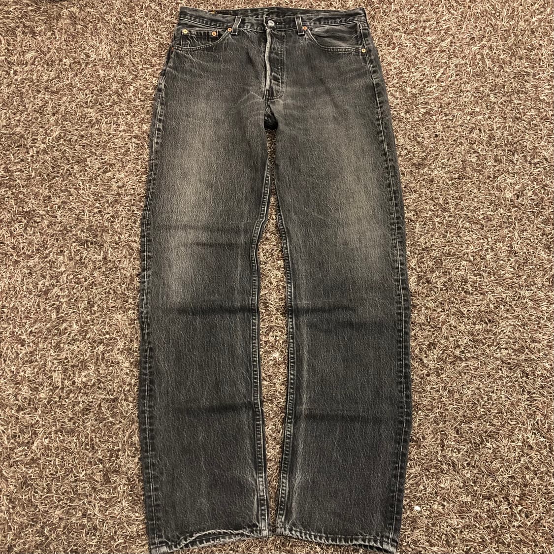 리바이스 501 USA 90s 흑청 블랙 데님 팬츠 상품이미지1