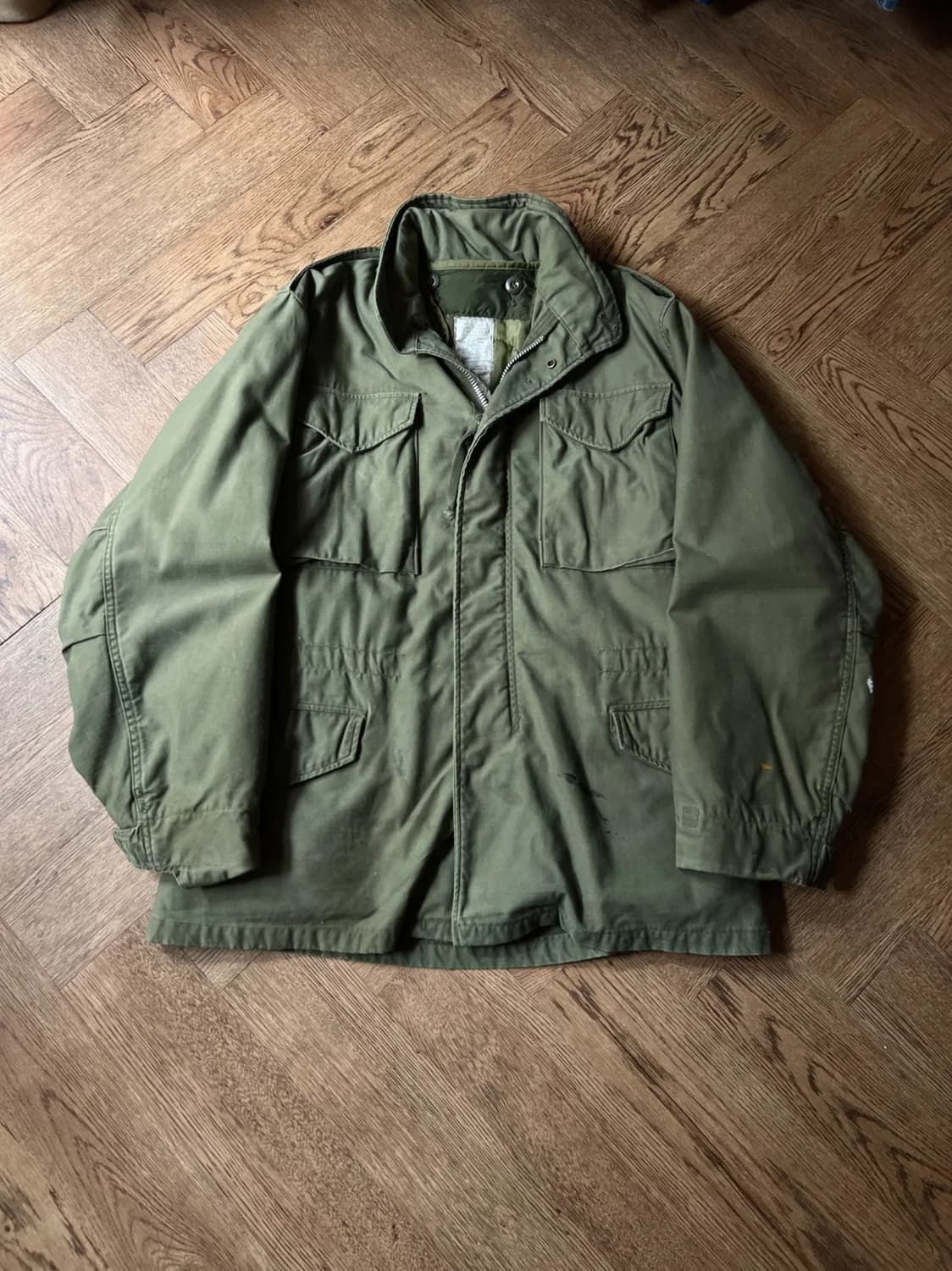 [S]70's 오리지널 U.S ARMY 2세대 M65 필드자켓 내피포함 상품이미지1