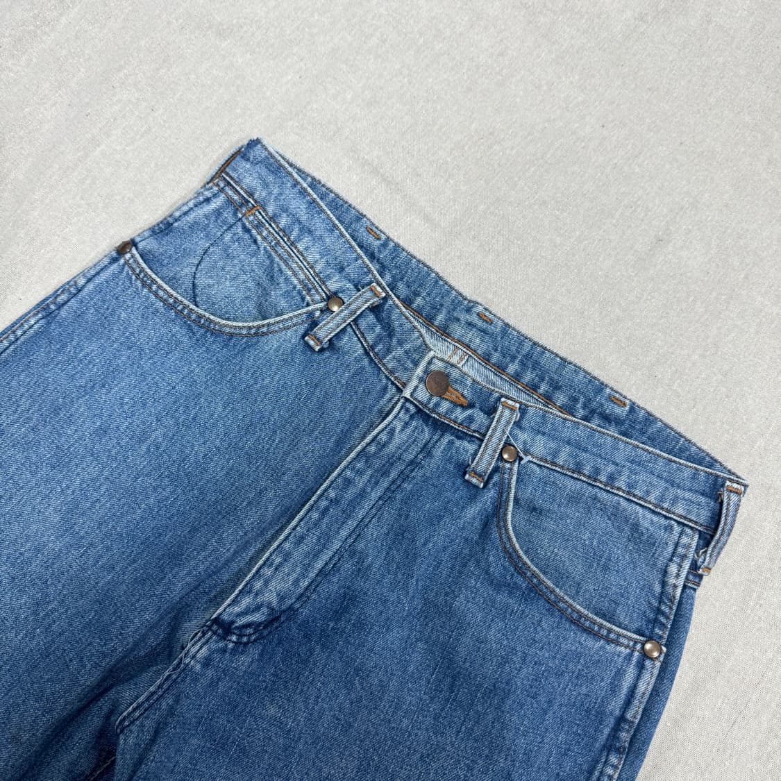 랭글러 90s 재팬 중청 패치 데님팬츠 33 상품이미지4