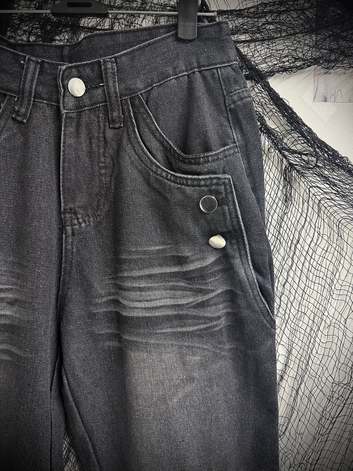 00s embriodery bootscut jeans 상품이미지3