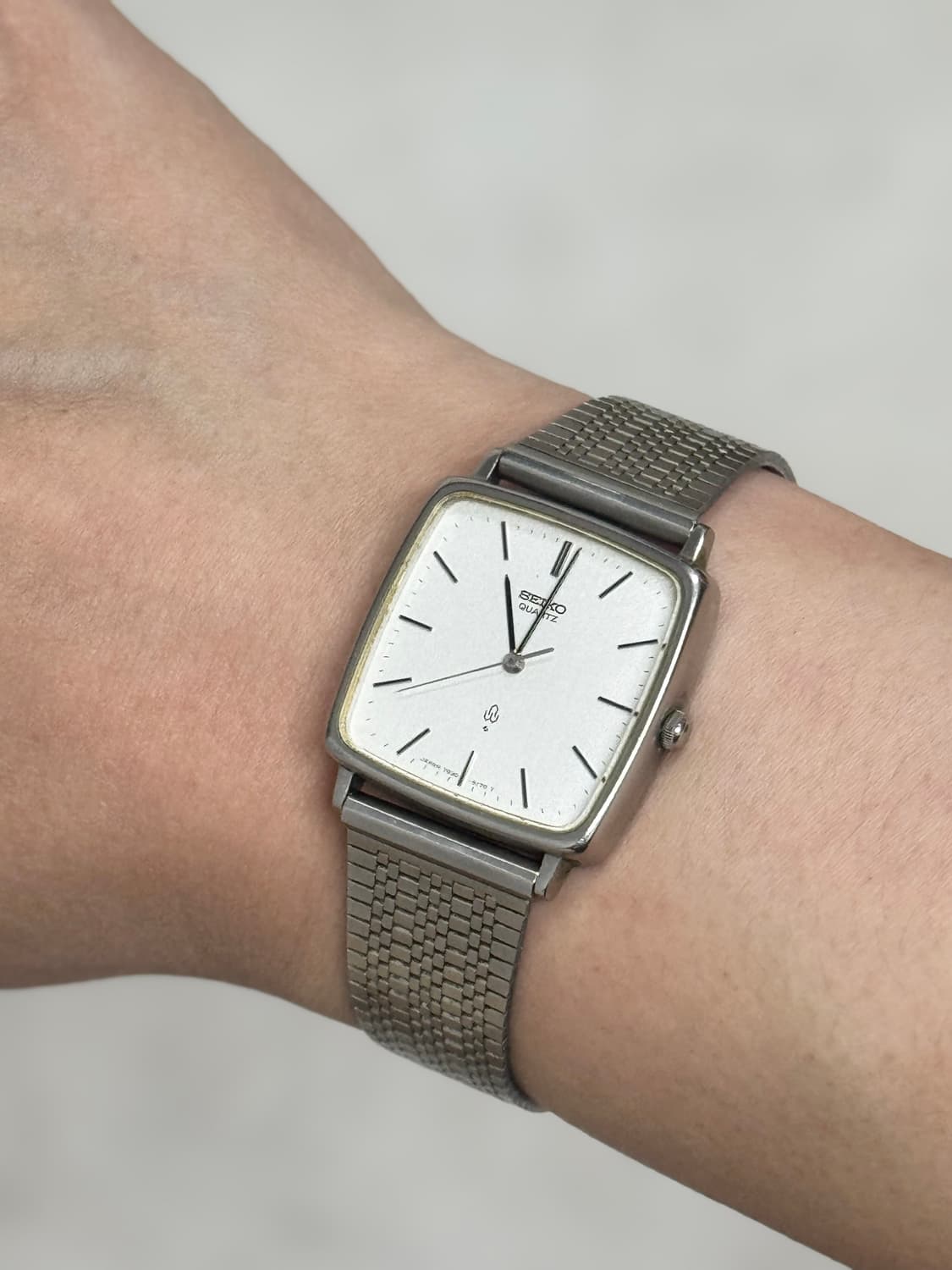 80s 빈티지 세이코 탱크 쿼츠 상품이미지9