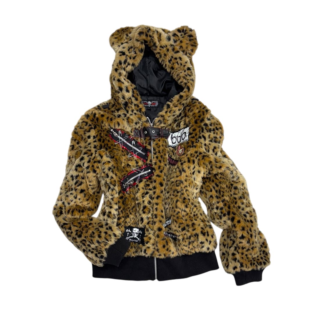Mad punks leopard outer  상품이미지1